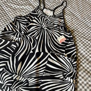 NWT FP Movement Zebra Romper